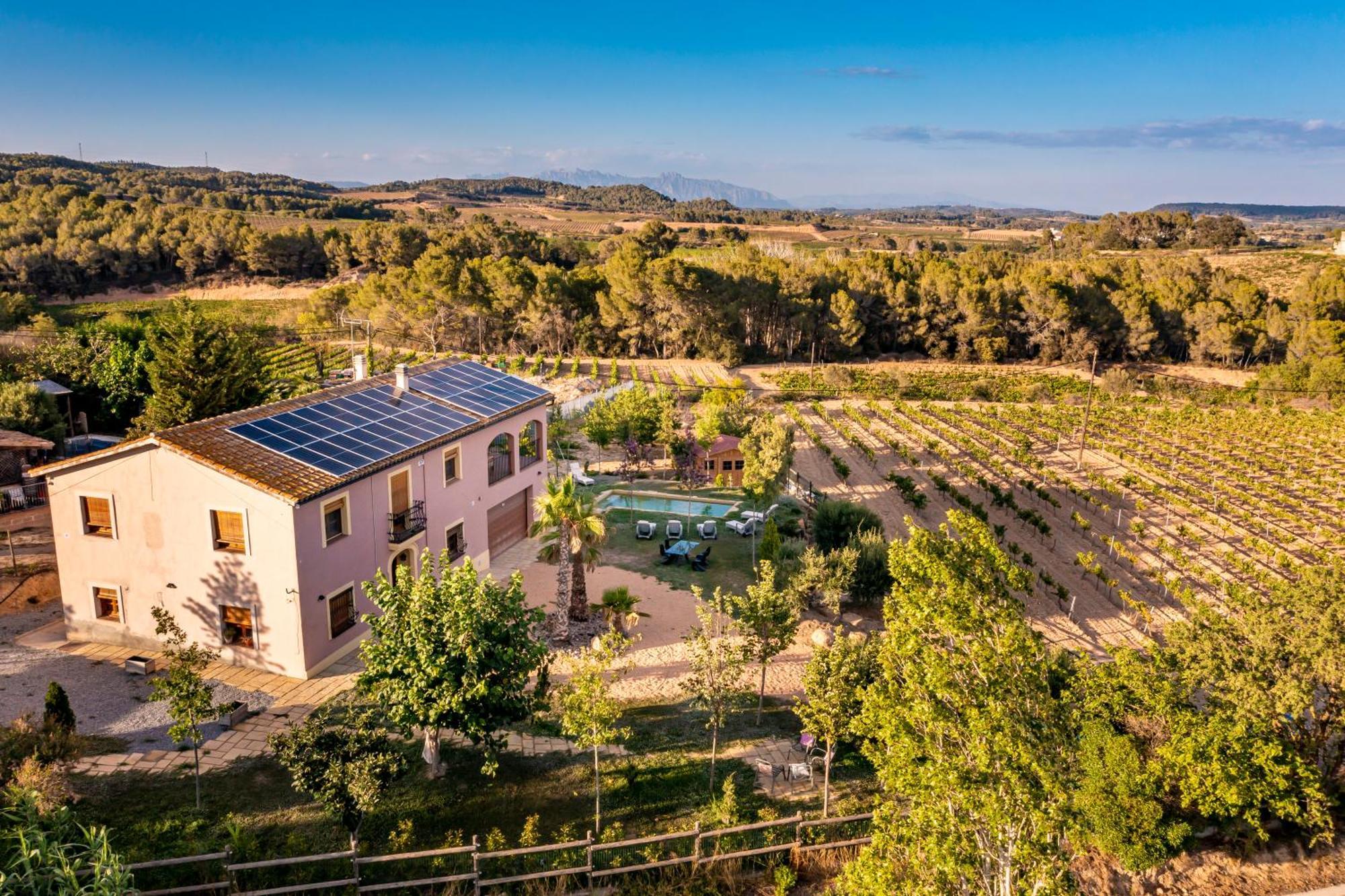 Villa Masia Cal Magi Font-Rubi Exterior foto